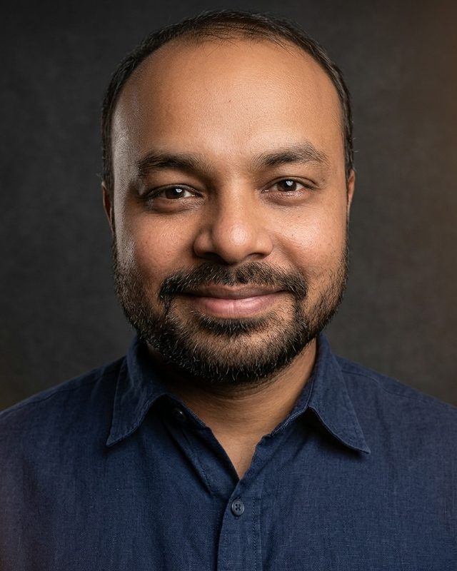 Desh, one of the three founders of Potluck Improv